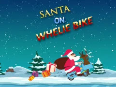 Игра Santa On Wheelie Bike онлајн