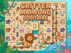 Игра Critter Mahjong Solitaire онлајн