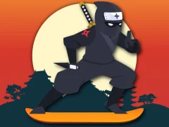 Игра Lava And Nninja Skateboard онлајн