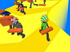 Игра Stickman Planks Fall онлајн