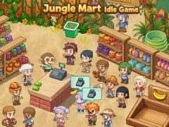 Игра Jungle Mart idle game онлајн