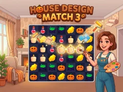 Игра House Design Match 3 онлајн