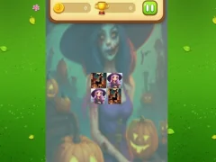 Игра Halloween Witch Memory Match онлајн