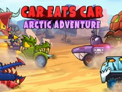 Игра Car Eats Car: Arctic Adventure онлајн