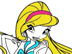 Игра Winx Coloring book онлајн