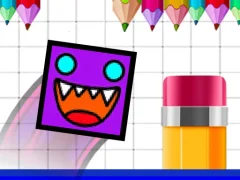 Игра Geometry Jump Sketchy онлајн