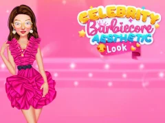 Игра Celebrity BarbieCore Aesthetic Look онлајн
