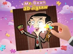 Игра Mr. Bean 3D Jigsaw онлајн