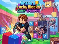Игра Break a Lucky Blocks: Catch Brainrots онлајн