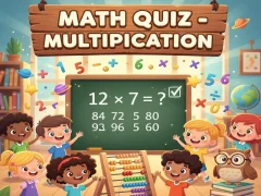 Игра Math Quiz - Multiplication онлајн