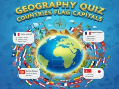 Игра Geography Quiz Countries Flag Capitals онлајн