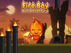 Игра Fire Boy Run Adventure онлајн