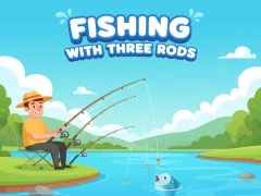 Игра Fishing With Three Rods онлајн
