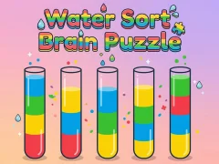 Игра Water Sort Brain Puzzle онлајн