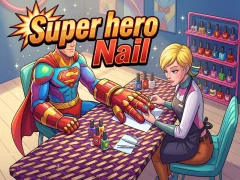 Игра Super hero Nail онлајн