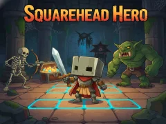 Игра Squarehead Hero онлајн