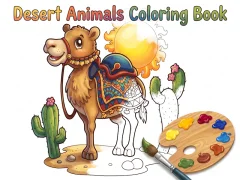 Игра Desert Animals Coloring Book онлајн