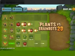 Игра Plants vs Brainrots 2D онлајн