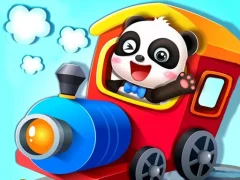 Игра Baby Panda Train Driver онлајн