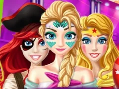 Игра Halloween Princess Party онлајн