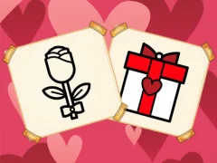 Игра Valentine Present Coloring онлајн