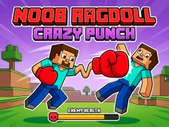 Игра Noob Ragdoll: Crazy Punch онлајн