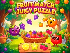 Игра Fruit Match Juicy Puzzle онлајн