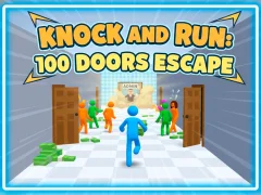 Игра Knock and Run. 100 Doors Escape онлајн