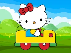 Игра Cute Kitty Car Jigsaw онлајн
