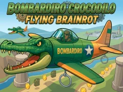 Игра Bombardiro Crocodilo Flying Brainrot онлајн