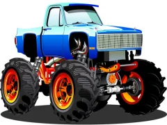 Игра Monster Truck Puzzle онлајн