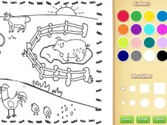 Игра Farming Coloring Book For Kids онлајн