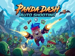 Игра Panda Dash Auto Shooting онлајн