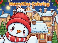 Игра MerryKins Coloring онлајн