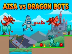 Игра Aisa Vs Dragon Bots онлајн