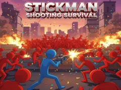 Игра Stickman Shooting Survival онлајн