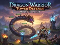 Игра Dragon Warrior Tower Defense онлајн