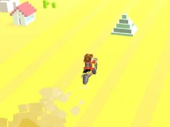 Игра Cube Bike Speed Runner онлајн