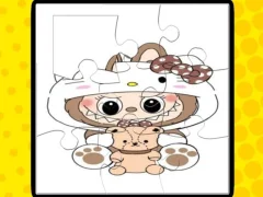 Игра Labubu Jigsaw Puzzles for Kids Game онлајн