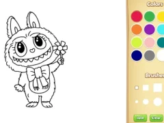 Игра Labubu Doll Coloring Book for Kids онлајн