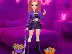 Игра K-Pop Halloween Dress Up онлајн