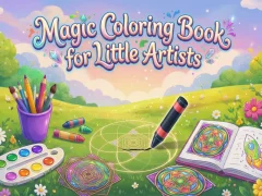 Игра Magic Coloring Book for Little Artists онлајн