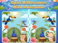 Игра Spot Differences Bird Adventure онлајн