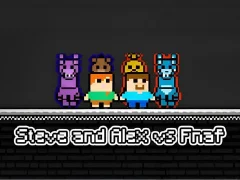 Игра Steve and Alex vs Fnaf онлајн