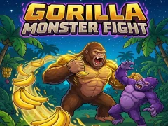 Игра Gorilla Monster Fight онлајн