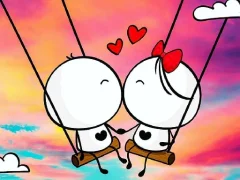 Игра Spot The Differences Happy Valentines Day онлајн