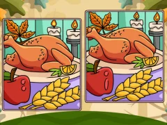 Игра Thanksgiving Spot The Differences онлајн