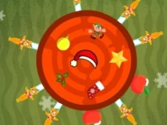 Игра Christmas Knife Hit онлајн