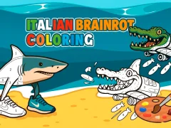Игра Italian Brainrot Coloring онлајн
