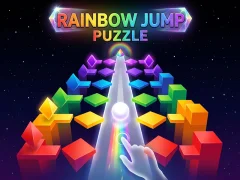Игра Rainbow Jump Puzzle онлајн